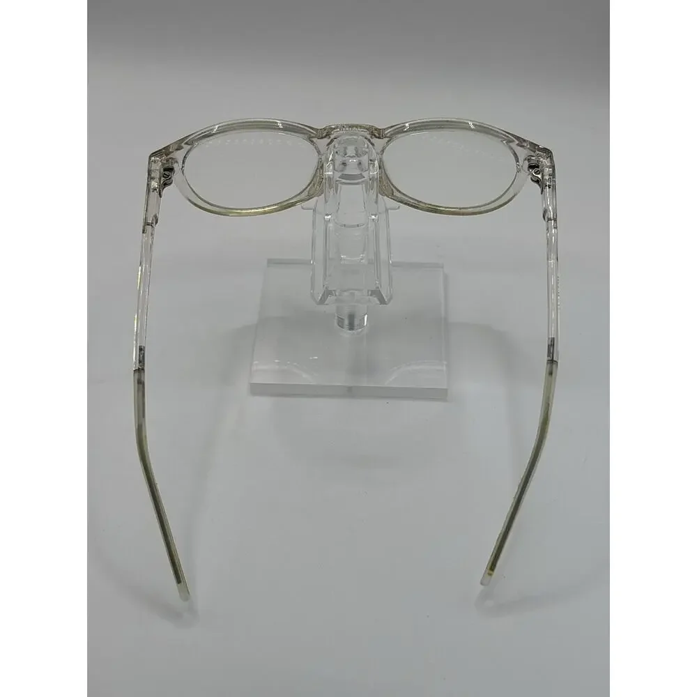 ROKA Eyeglasses E7000-0348 Clear Transparent Round Frames 48-20-135